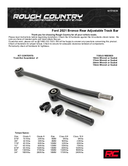 Installation Manual